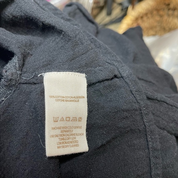 Free People Day Dreaming crop gauzy blouse. Puff shoulder and flowy sleeves Sz S - Picture 8 of 10